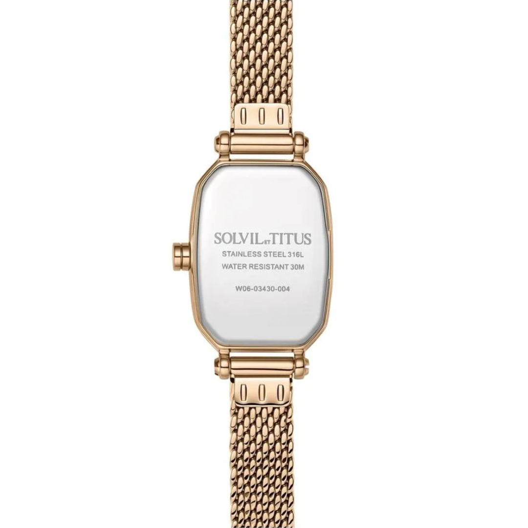 Fashionista 2 Hands Quartz Stainless Steel Women Watch W06-03430-004