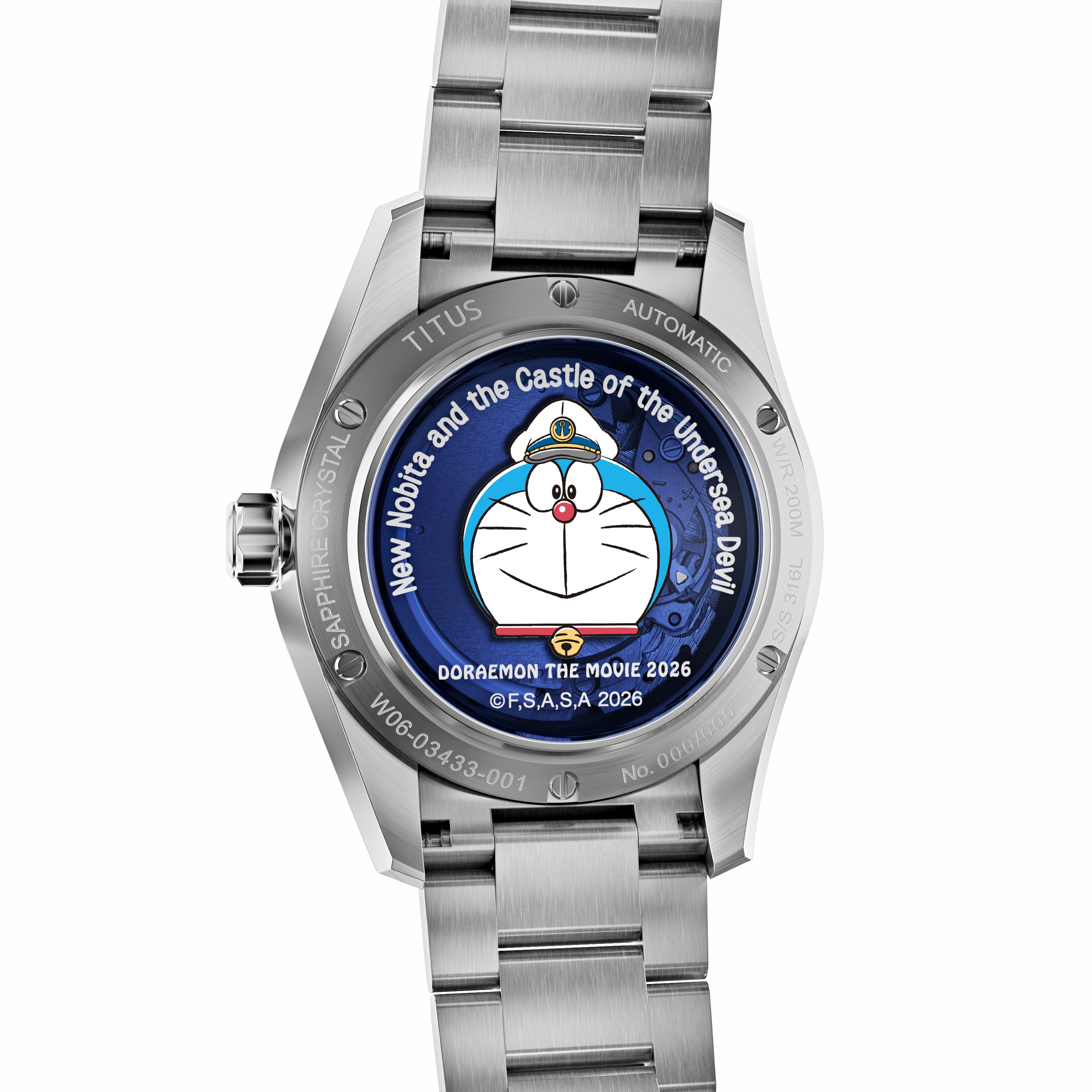 Solvil et Titus The Cape Limited Edition 3 Hands Date Automatic Stainless Steel Men Watch W06-03433-001