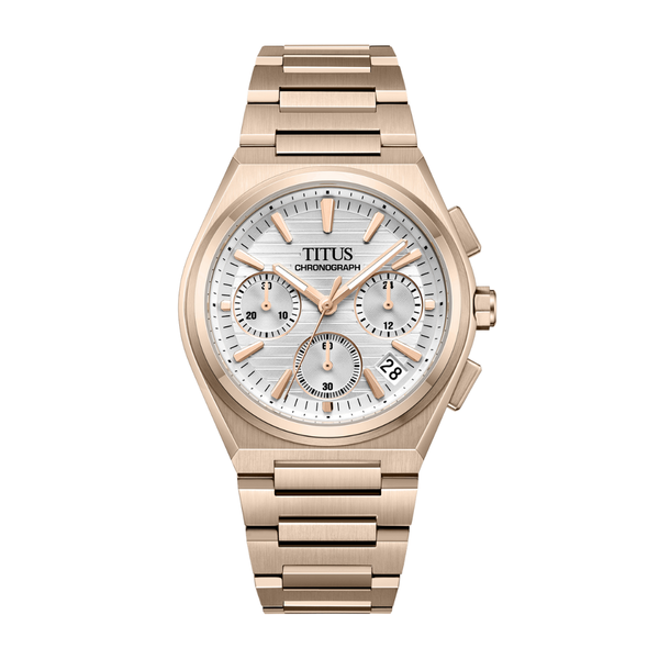 Vinyl Chronograph W06-03415-005 — Silver White | Solvil et Titus