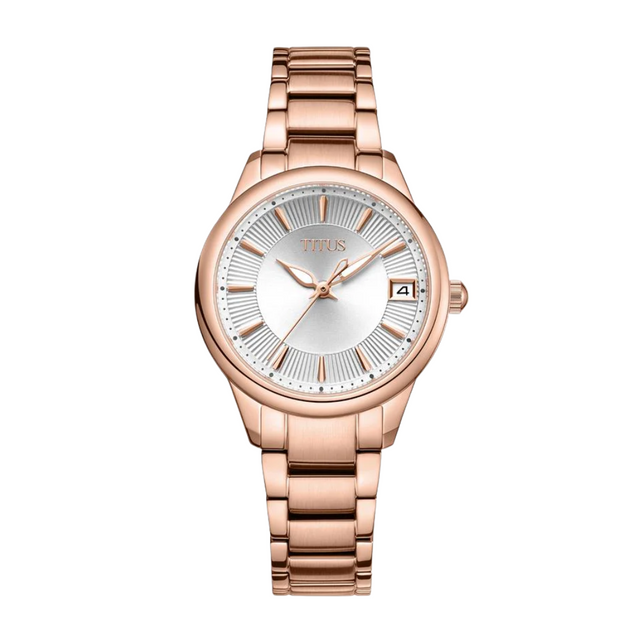 Fair Lady 3 Hands Date Quartz Stainless Steel Women Watch W06-03373-005