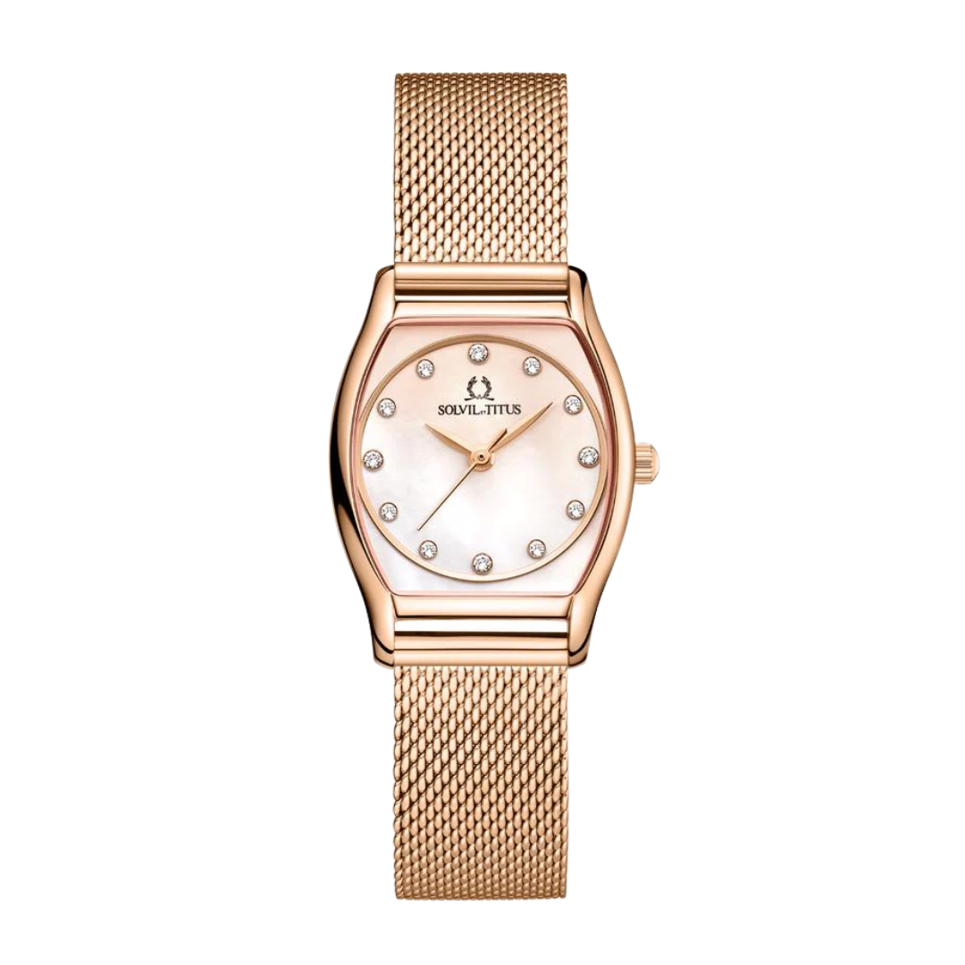 Barista 3 Hands Date Quartz Stainless Steel Women Watch W06-03384-008