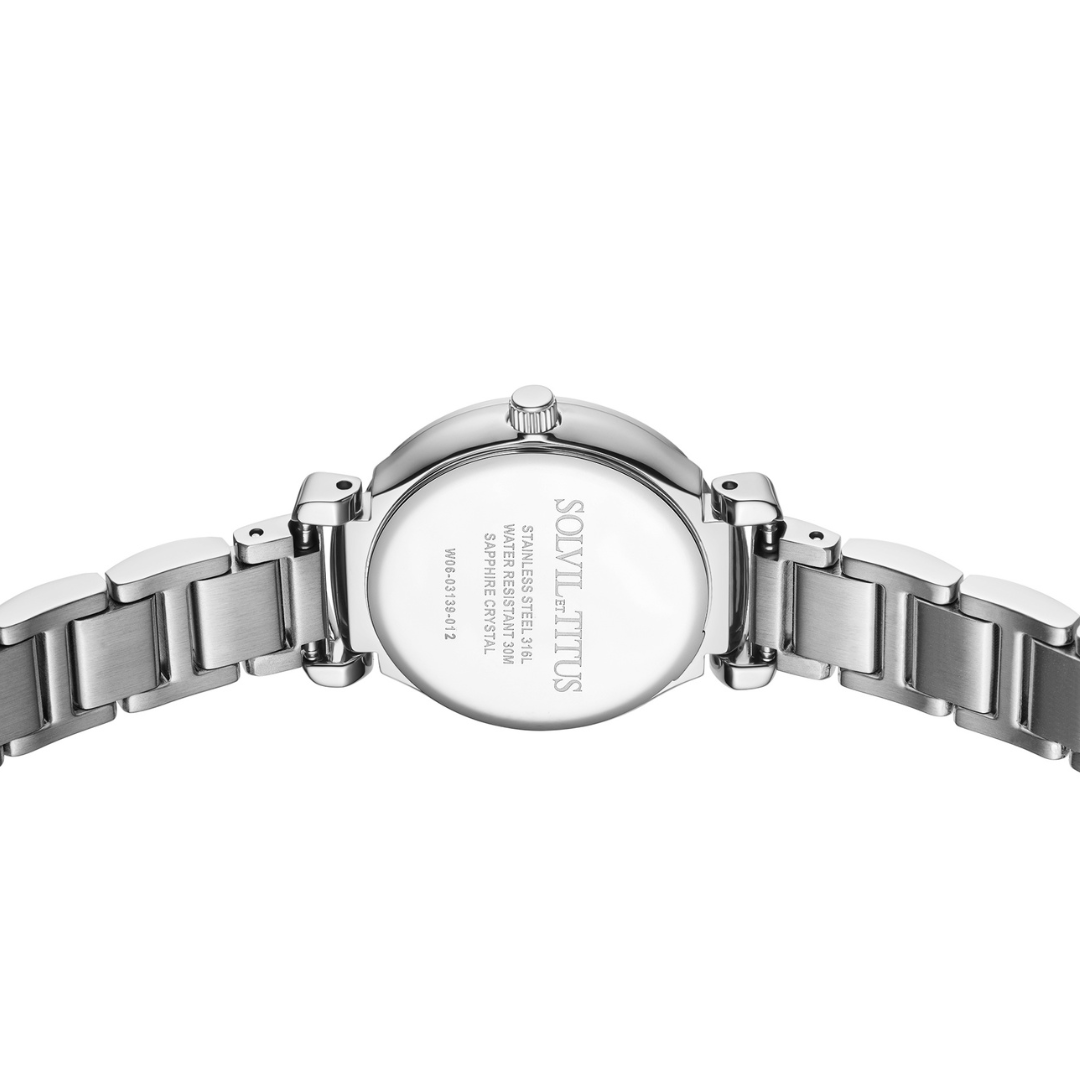 Fair Lady 3 Hands Date Quartz Stainless Steel Women Watch W06-03139-018
