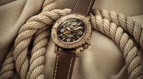 The Cape 3 Hands Mechanical Leather Men Watch W06-03279-004
