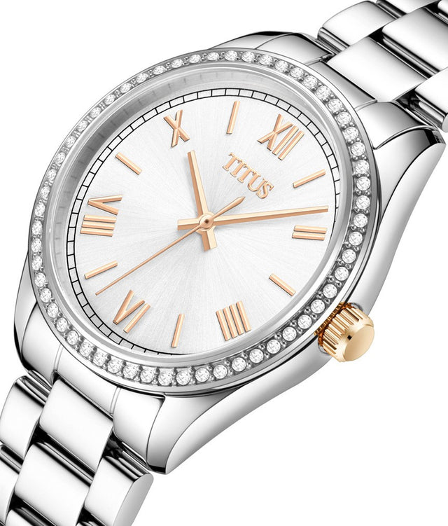 Fair Lady 3 Hands Quartz Stainless Steel Women Watch W06-03150-001