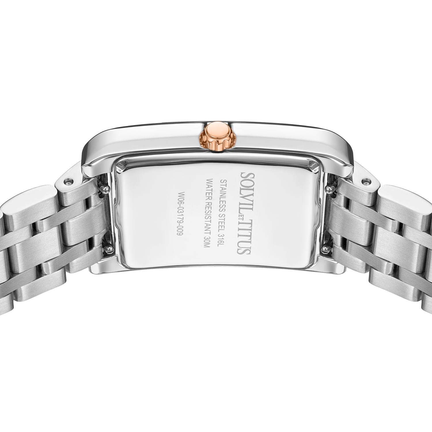 Quartz stainless steel 2025 watch water resistant