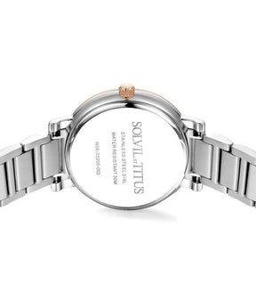 Chandelier 3 Hands Date Quartz Stainless Steel Women Watch W06-03200-002