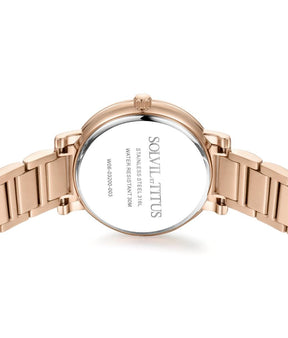 Chandelier 3 Hands Date Quartz Stainless Steel Women Watch W06-03200-003