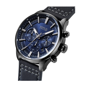 Saber Chronograph Quartz Leather Men Watch W06-03286-003