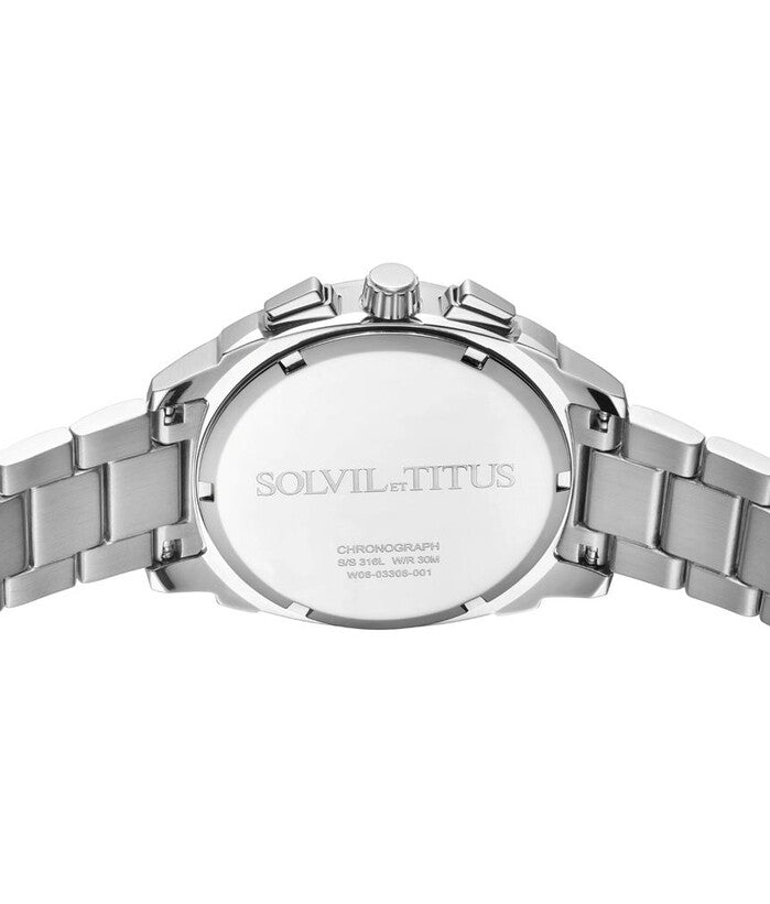 Modernist Chronograph Quartz Stainless Steel Men Watch W06-03308-001