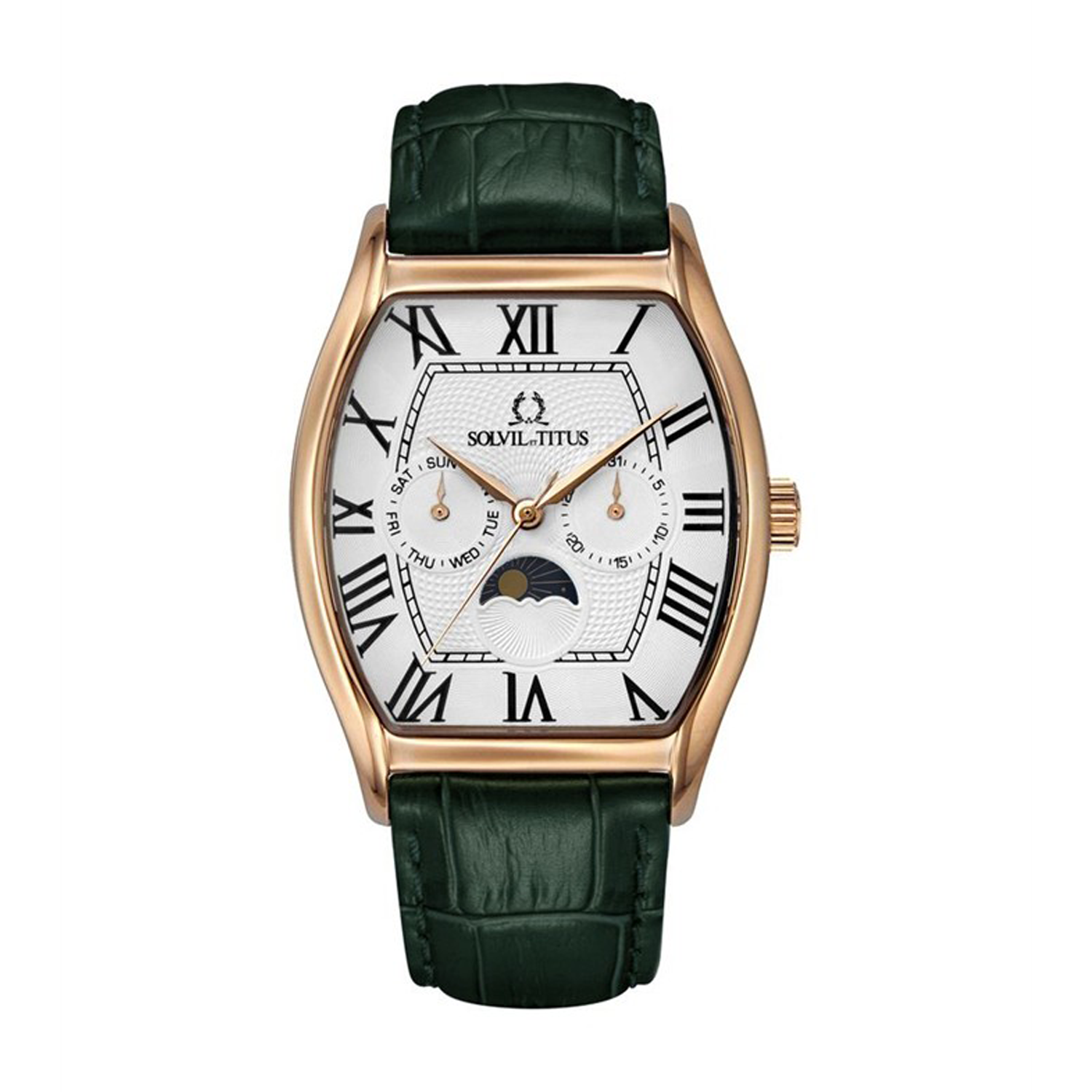 Barista Multi Function Quartz Leather Men Watch W06 03219 006 SOLVIL ET TITUS