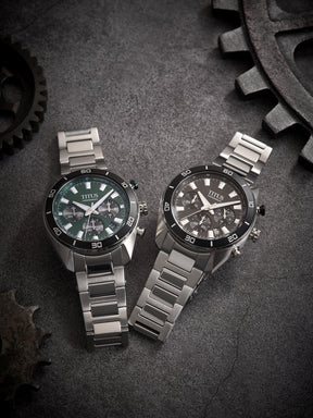 Modernist Chronograph Quartz Stainless Steel Men Watch W06-03265-004