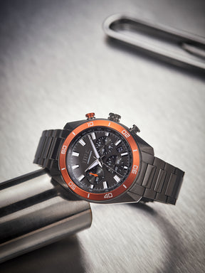 Modernist Chronograph Quartz Stainless Steel Men Watch W06-03265-008