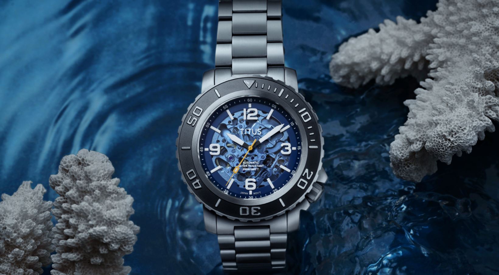 The Cape 3 Hands Mechanical Stainless Steel Men Watch W06-03279-002