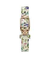 12mm Purple Floral Japanese Fabric Watch Strap