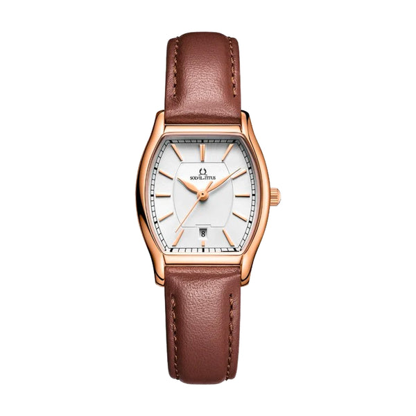 Barista 3 Hands Date Quartz Leather Women Watch W06-02825-010