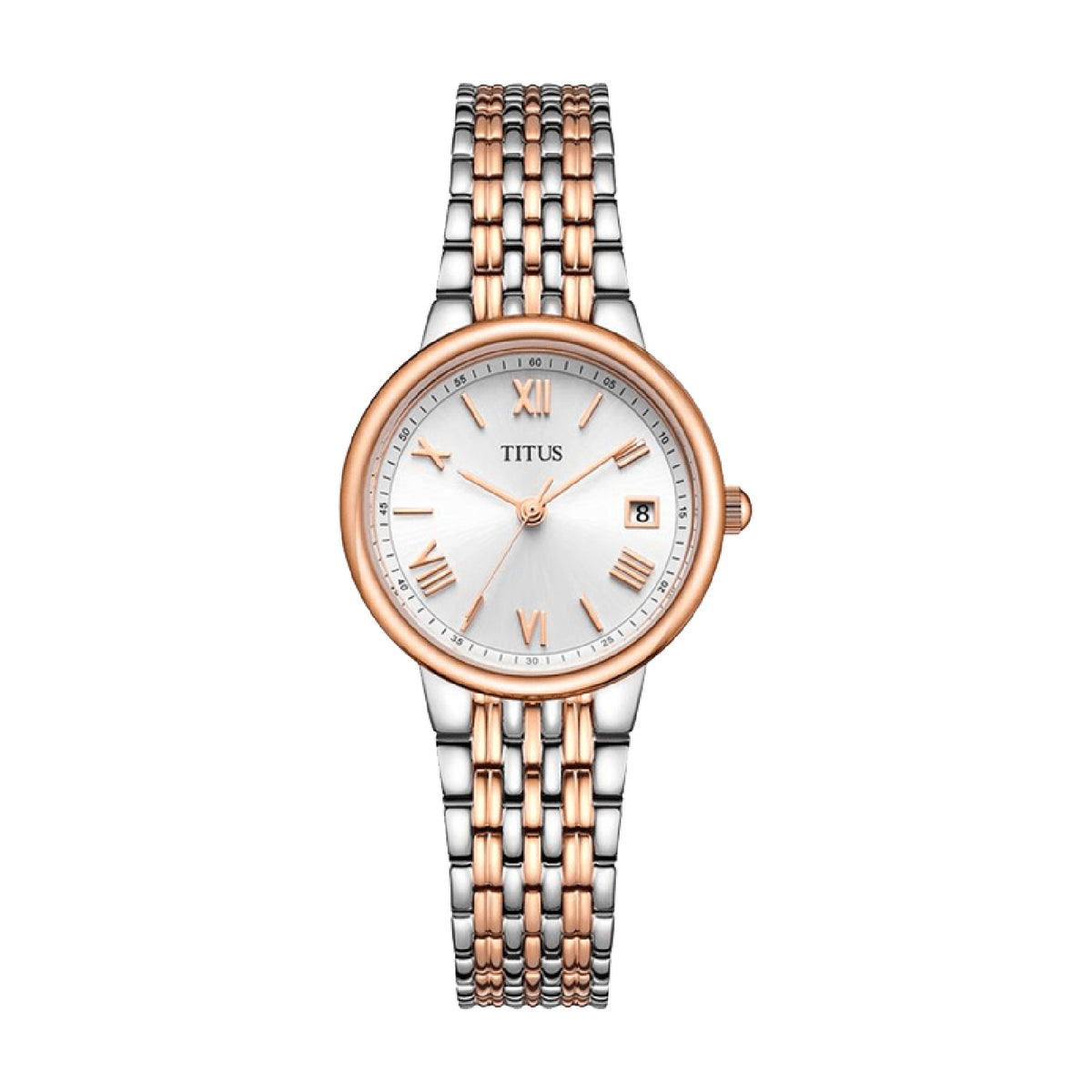 Fair Lady 3 Hands Date Quartz Stainless Steel Women Watch W06-03025-007