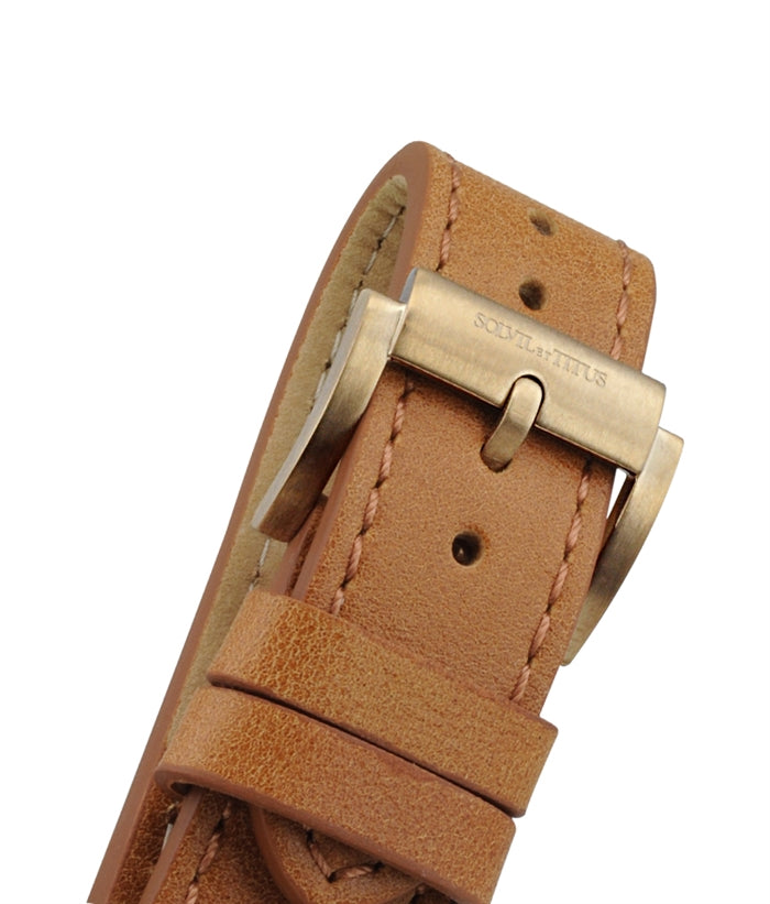 Saber Chronograph Quartz Leather Strap Men Watch W06-03082-025