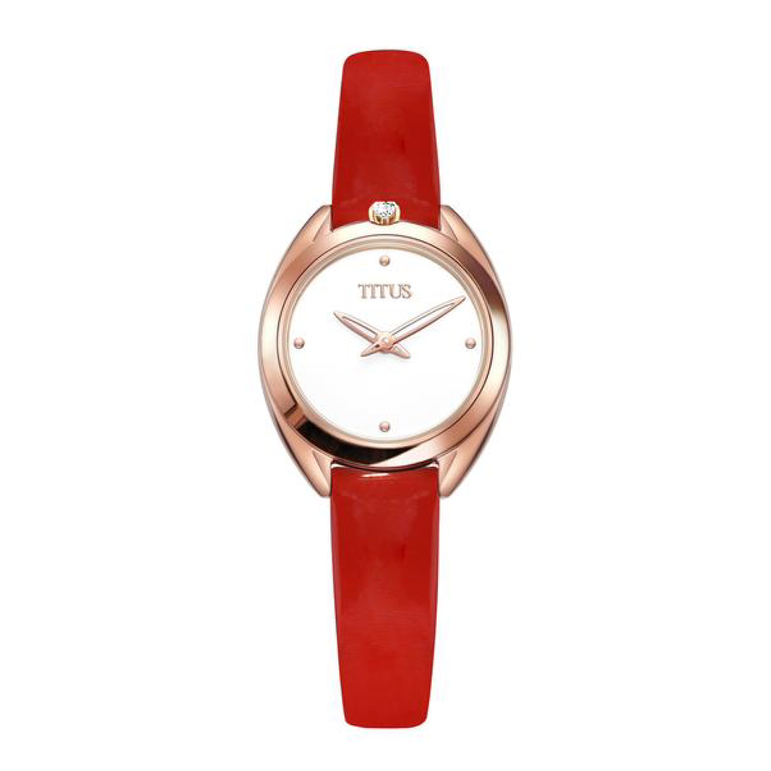 Ring & Knot 2 Hands Quartz Leather Women Watch W06-03133-003