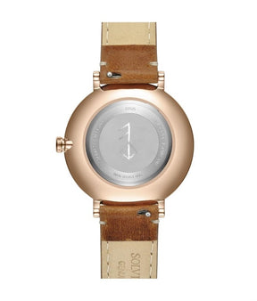 Nordic Tale 3 Hands Quartz Leather Women Watch W06-03161-006