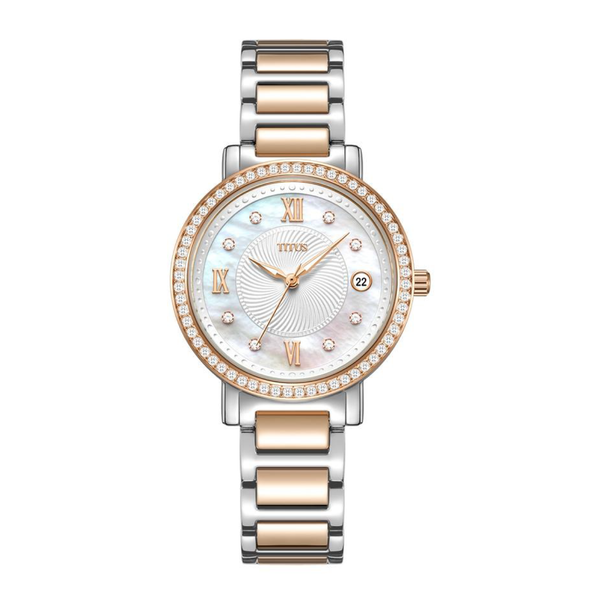 Chandelier 3 Hands Date Quartz Stainless Steel Women Watch W06-03200-002