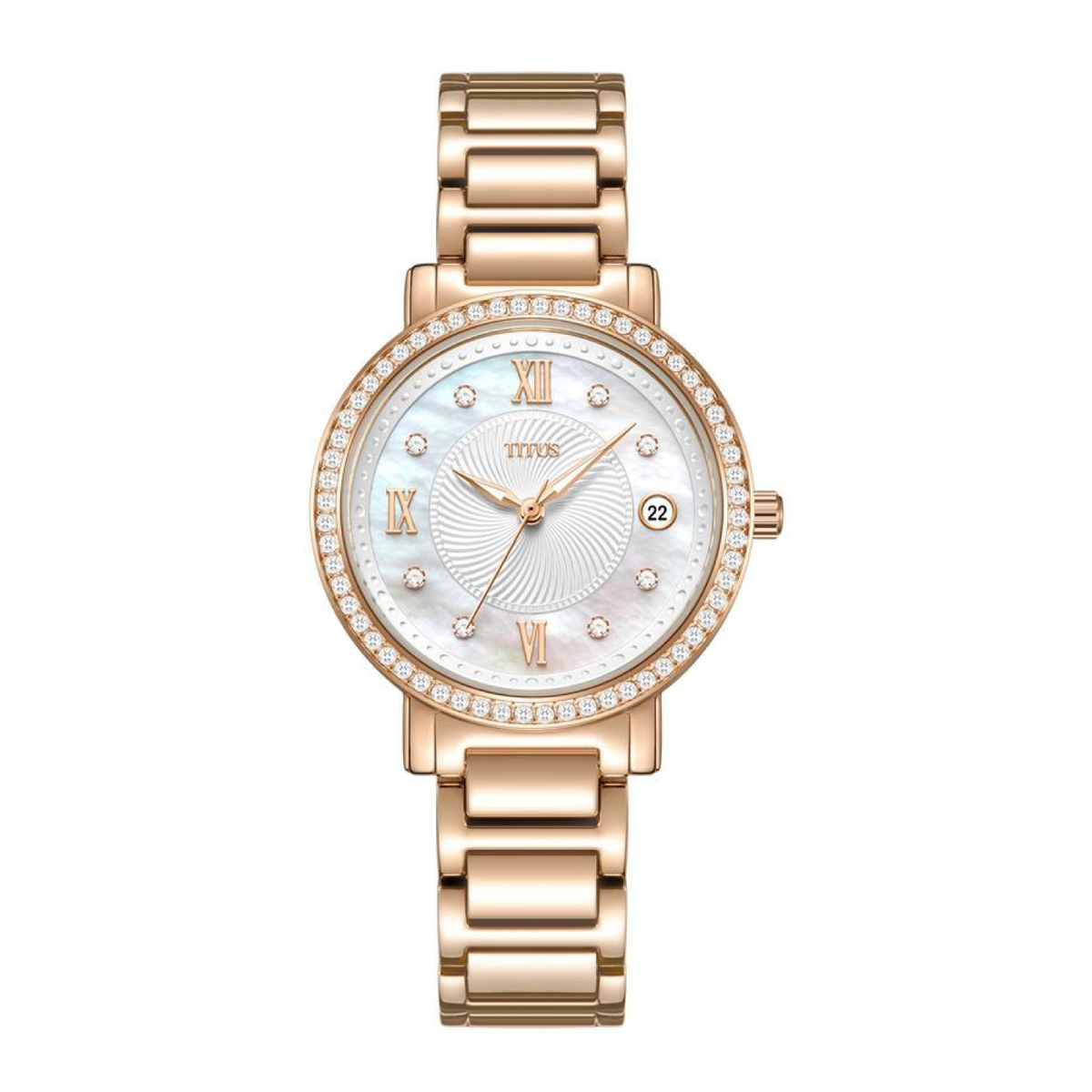 Chandelier 3 Hands Date Quartz Stainless Steel Women Watch W06-03200-003