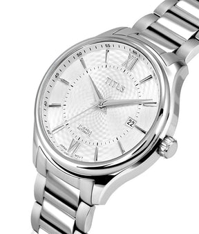Silverlight 3 Hands Date Mechanical Stainless Steel Men Watch W06-03229-001