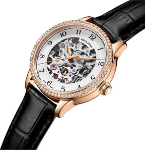 Enlight 3 Hands Mechanical Leather Women Watch W06-03235-006