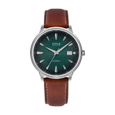 The Dawn 3 Hands Date Mechanical Leather Men Watch W06-03247-007