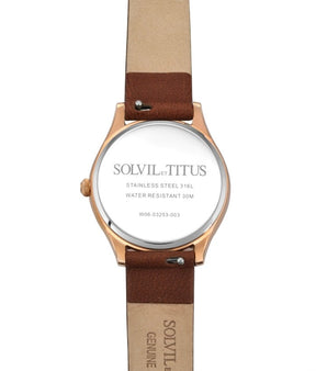 Classicist 3 Hands Date Quartz Leather Women Watch W06-03253-003