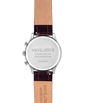 Classicist Multi-Function Quartz Leather Men Watch W06-03256-002