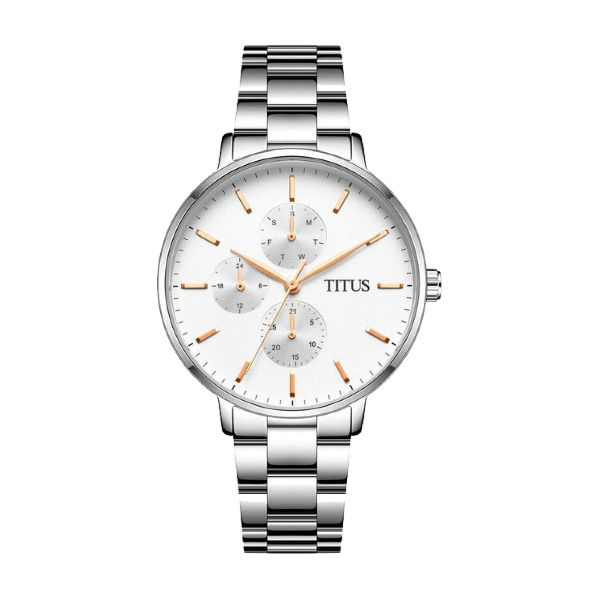 Interlude Multi-Function Quartz Stainless Steel Women Watch W06-03259-001