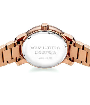 Devot Multi-Function with Day Night Indicator Quartz Stainless Steel Women Watch W06-03262-003