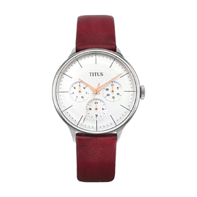 Interlude Multi-Function Quartz Leather Women Watch W06-03264-004