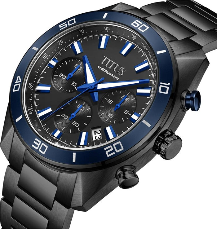 Modernist Chronograph Quartz Stainless Steel Men Watch W06-03265-003