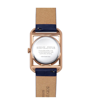 The Letter 3 Hands Quartz Leather Women Watch W06-03266-003