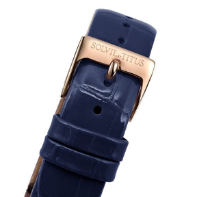 The Letter 3 Hands Quartz Leather Women Watch W06-03266-003