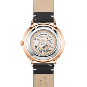 Enlight 3 Hands Mechanical Leather Men Watch W06-03277-006