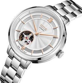 Enlight 3 Hands Mechanical Stainless Steel Women Watch W06-03278-001