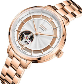 Enlight 3 Hands Mechanical Stainless Steel Women Watch W06-03278-003