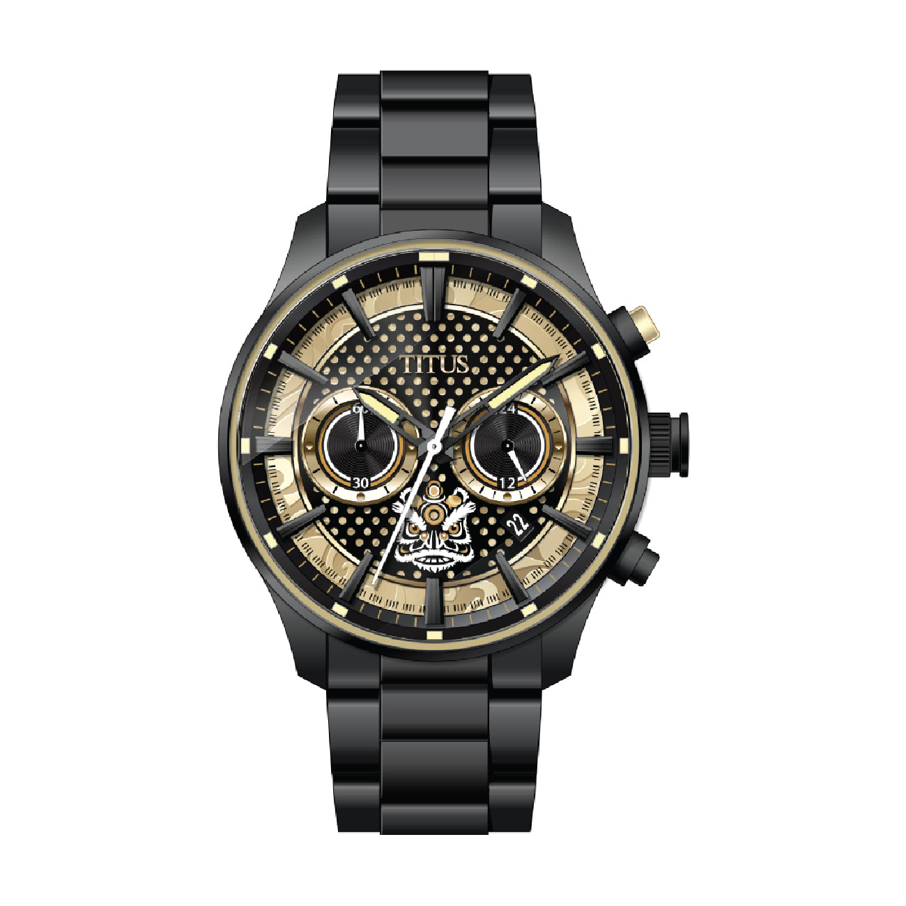 Solvil et Titus Limited Edition Lion Dance Saber Chronograph Quartz Watch W06-03318-002