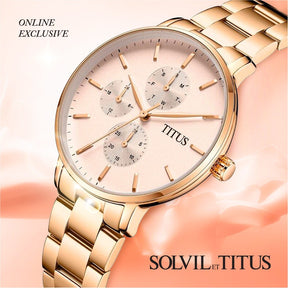 Interlude Multi-Function Quartz Stainless Steel Women Watch W06-03259-004